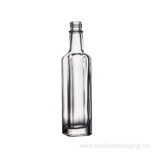 Glass Quadra Bottle for Oil or Wiskey